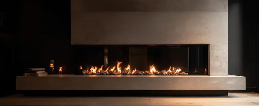 Gas Fireplace Ember Bed Design Services in Glen Allen, Virginia