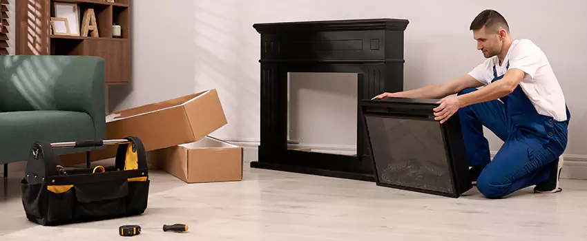 Old Rusted Metal Fireplace Repair And Replacement in Glen Allen, VA