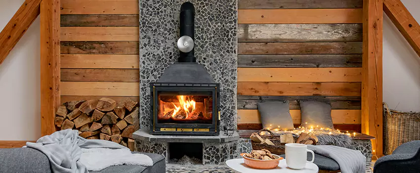 Thelin Hearth Products Direct Vent Gas Stove Fireplace Inspection in Glen Allen, Virginia